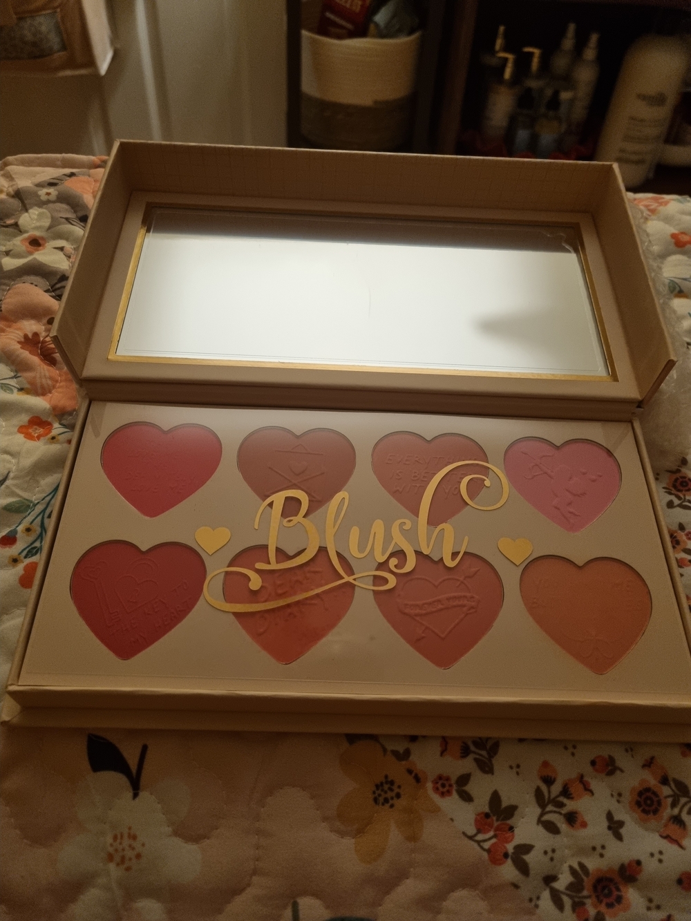 Blush Palette - Pink & Peach Heart Shades